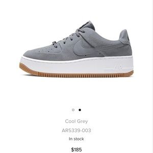 Nike Air Force 1 Sage Low women’s size 8